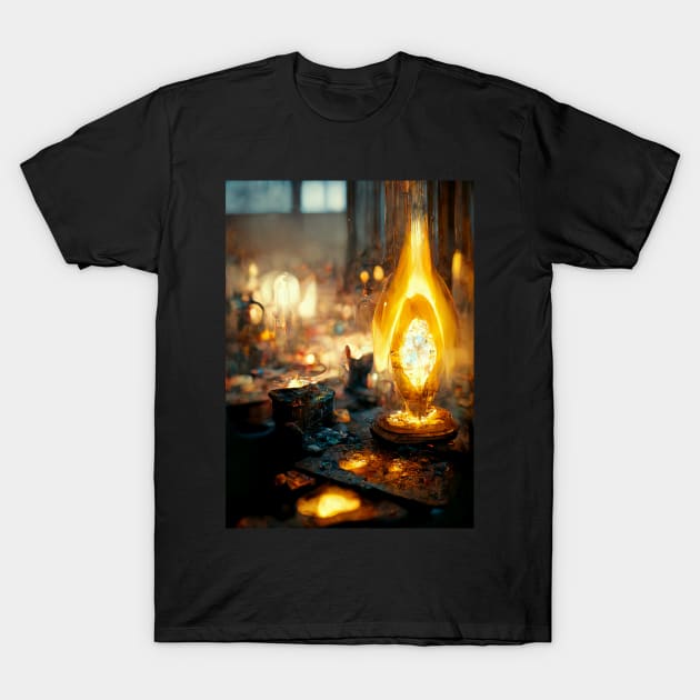 candle light V T-Shirt by DarksmithMiniatures